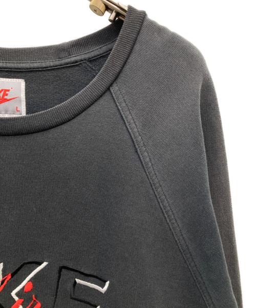 NIKE（ナイキ）NIKE (ナイキ) 90s ラグランスウェット ブラック サイズ:Lの古着・服飾アイテム