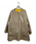 UNITED ARROWS（ユナイテッドアローズ）の古着「UBCMD リバーバイカラーコート」｜グレー×イエロー