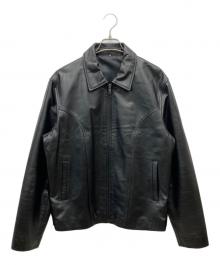 舶来堂（ハクライドウ）の古着「カウレザーウエスタンジャケット」｜ブラック