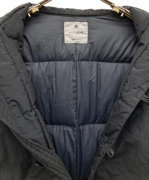 Snow peak（スノーピーク）Snow peak (スノーピーク) GARMENT DYED DOWN JACKET ブラック サイズ:Sの古着・服飾アイテム