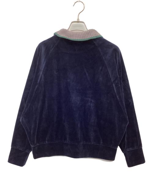 FRED PERRY（フレッドペリー）FRED PERRY (フレッドペリー) VELOUR TOP ネイビー サイズ:36の古着・服飾アイテム