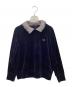 FRED PERRY（フレッドペリー）の古着「VELOUR TOP」｜ネイビー