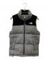 THE NORTH FACE（ザ ノース フェイス）の古着「スエードヨークダウンベスト」｜グレー