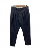 NEATニート）の古着「COTTON PIQUE TAPERED PANTS」｜ネイビー