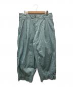 KOLORカラー）の古着「ナイロンライトツイルパンツ」｜スカイブルー