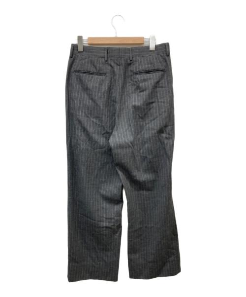 NEAT（ニート）NEAT (ニート) ツータックストライプパンツ グレー サイズ:48の古着・服飾アイテム