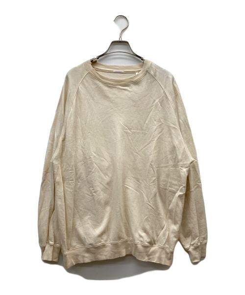 COMOLI（コモリ）COMOLI (コモリ) コットンシルク 長袖クルー アイボリー サイズ:3の古着・服飾アイテム