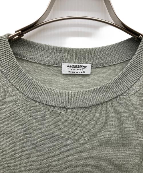 MAATEE&SONS（マーティーアンドサンズ）MAATEE&SONS (マーティーアンドサンズ) P/O SWEATER カーキ サイズ:3の古着・服飾アイテム