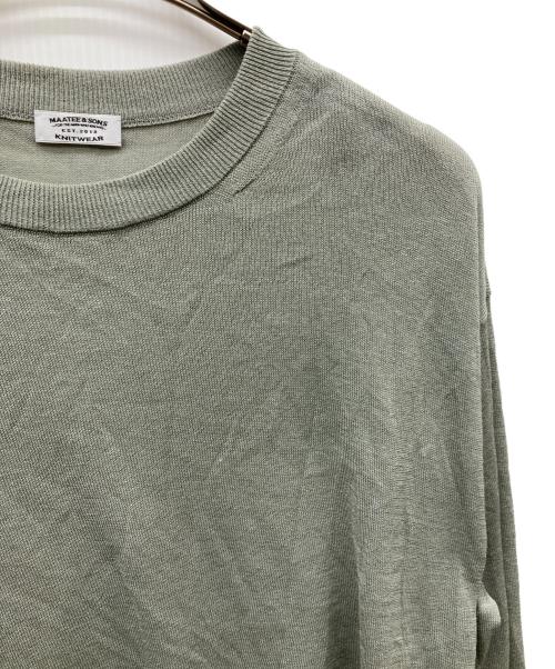 MAATEE&SONS（マーティーアンドサンズ）MAATEE&SONS (マーティーアンドサンズ) P/O SWEATER カーキ サイズ:3の古着・服飾アイテム