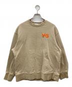 Y-3ワイスリー）の古着「M CLASSIC CHEST LOGO CREW SWEATSHIRT」｜ベージュ