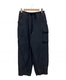 BLURHMS（ブラームス）の古着「25SS Rayon Nylon Silk Side Seamless 4P Pants」｜ネイビー
