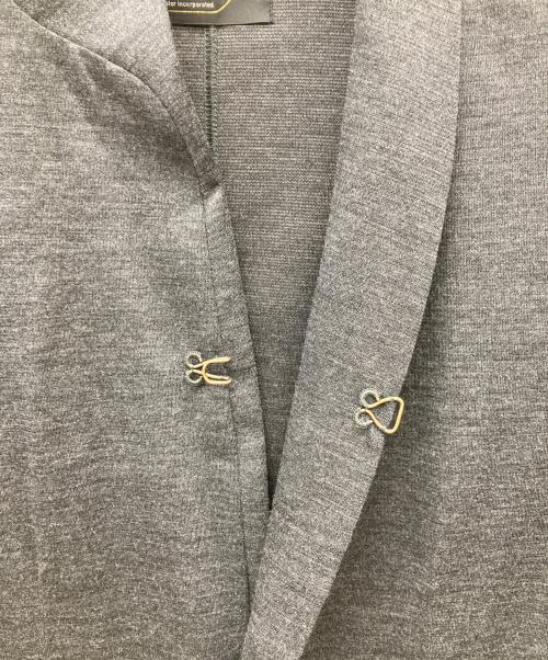 KOLOR（カラー）KOLOR (カラー) ハイゲージミラノリブジャケット グレー サイズ:1の古着・服飾アイテム
