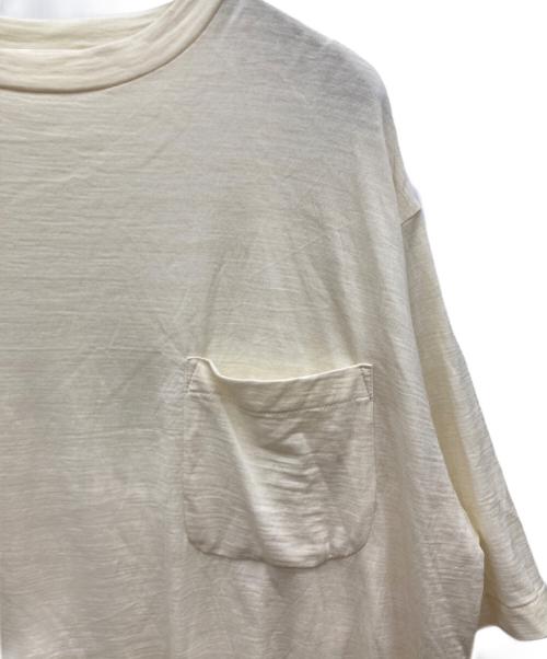 COMOLI（コモリ）COMOLI (コモリ) 24SS サマーウール 半袖Tシャツ アイボリー サイズ:3の古着・服飾アイテム