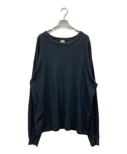 gold（ゴールド）gold (ゴールド) サーマルカットソー ブラック サイズ:Lの古着・服飾アイテム