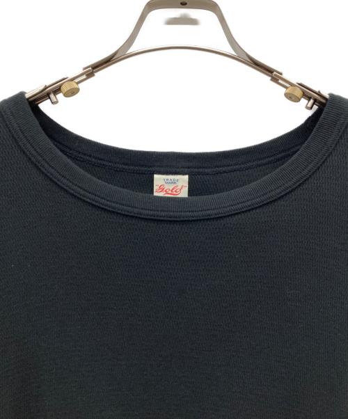 gold（ゴールド）gold (ゴールド) サーマルカットソー ブラック サイズ:Lの古着・服飾アイテム