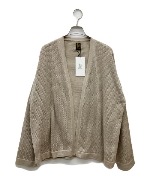 BATONER（バトナ―）BATONER (バトナ―) NO BUTTON CARDIGAN ベージュ サイズ:3の古着・服飾アイテム