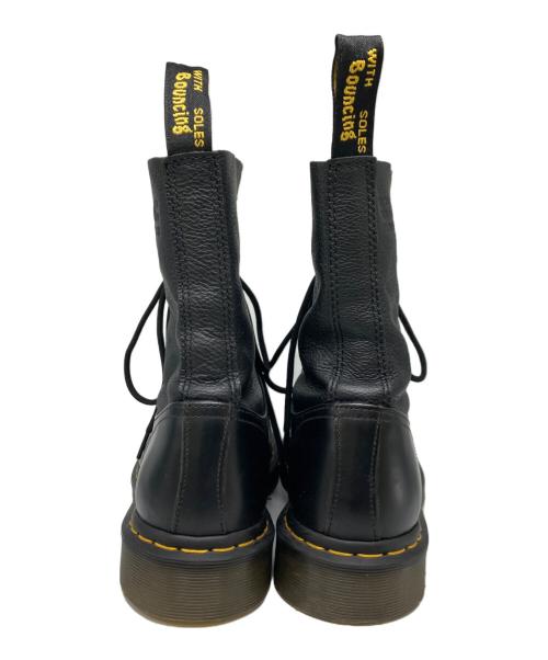Dr.Martens（ドクターマーチン）Dr.Martens (ドクターマーチン) MM6 Maison Margiela (エムエムシックスメゾンマルジェラ) 10ホールレースアップアンクルブーツ ブラック サイズ: UK8の古着・服飾アイテム