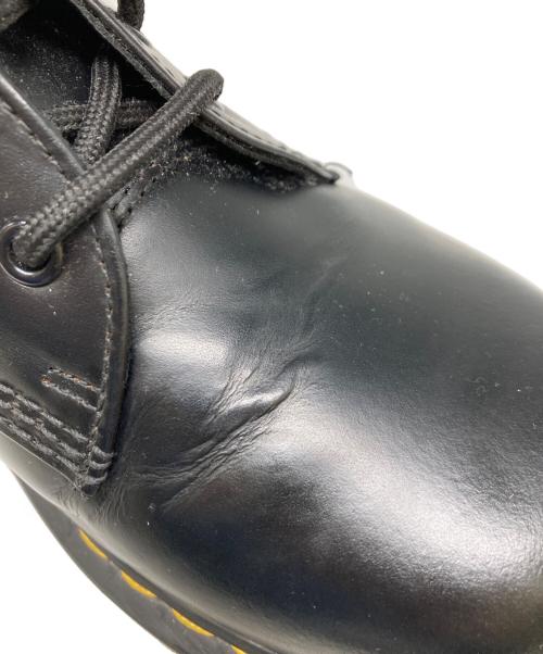 Dr.Martens（ドクターマーチン）Dr.Martens (ドクターマーチン) MM6 Maison Margiela (エムエムシックスメゾンマルジェラ) 10ホールレースアップアンクルブーツ ブラック サイズ: UK8の古着・服飾アイテム