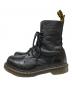 Dr.Martens (ドクターマーチン) MM6 Maison Margiela (エムエムシックスメゾンマルジェラ) 10ホールレースアップアンクルブーツ ブラック サイズ: UK8：32000円