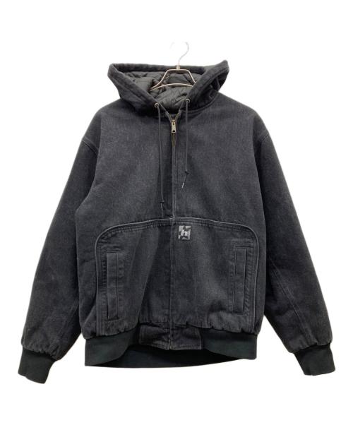 HUF（ハフ）HUF (ハフ) BOULDER WORK JACKET　ボルダー ワークジャケット ブラック サイズ:Lの古着・服飾アイテム