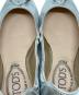 中古・古着 TOD'S (トッズ) BALLERINA DEE LACCETTO シルバー サイズ:35 1/2：7000円