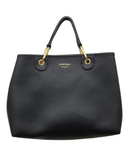 EMPORIO ARMANI（エンポリオ アルマーニ）EMPORIO ARMANI (エンポリオ アルマーニ) MyEA ショッパー ミディアム ブラック サイズ:-の古着・服飾アイテム