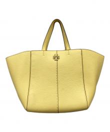 TORY BURCH（トリーバーチ）の古着「マックグローキャリーオールトートバッグ」｜イエロー