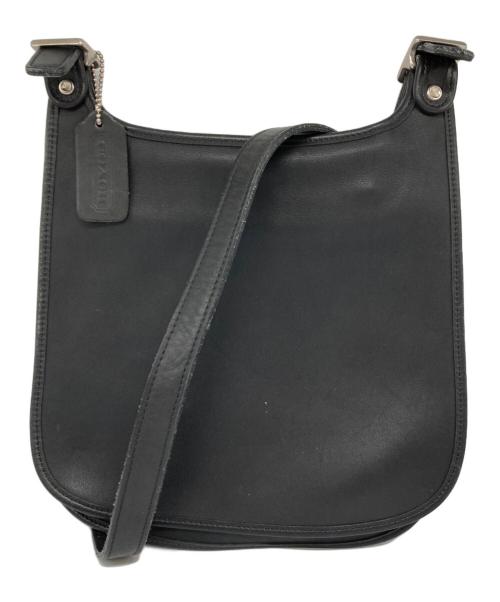 COACH（コーチ）COACH (コーチ) レザーフラップショルダーバッグ ブラック サイズ:-の古着・服飾アイテム