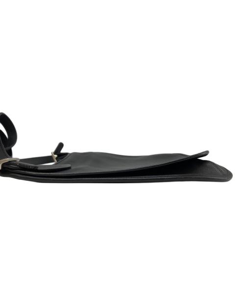 COACH（コーチ）COACH (コーチ) レザーフラップショルダーバッグ ブラック サイズ:-の古着・服飾アイテム