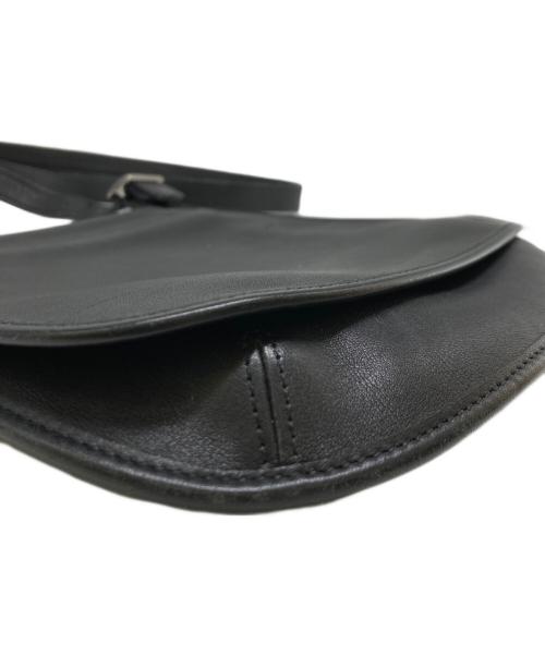 COACH（コーチ）COACH (コーチ) レザーフラップショルダーバッグ ブラック サイズ:-の古着・服飾アイテム