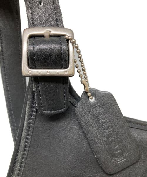 COACH（コーチ）COACH (コーチ) レザーフラップショルダーバッグ ブラック サイズ:-の古着・服飾アイテム