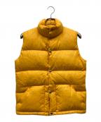 THE NORTH FACEザ ノース フェイス）の古着「茶タグ 70’S ダウンベスト」｜イエローゴールド