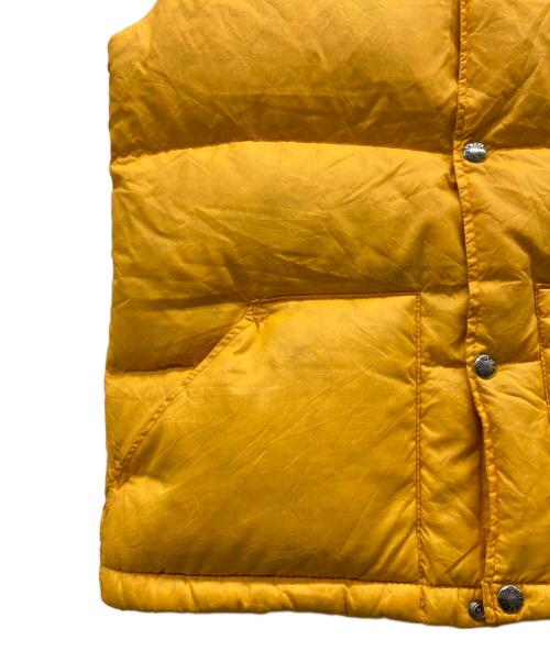 THE NORTH FACE（ザ ノース フェイス）THE NORTH FACE (ザ ノース フェイス) 茶タグ 70’S ダウンベスト イエローゴールド サイズ:XSの古着・服飾アイテム