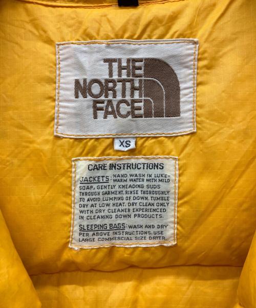 THE NORTH FACE（ザ ノース フェイス）THE NORTH FACE (ザ ノース フェイス) 茶タグ 70’S ダウンベスト イエローゴールド サイズ:XSの古着・服飾アイテム
