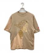 JORDANジョーダン）の古着「Travis Scott Cactus Jack T-Shirt」｜ベージュ