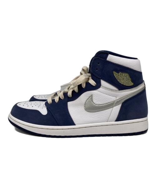 NIKE（ナイキ）NIKE (ナイキ) AIR JORDAN 1 HIGH OG CO JP ホワイト×ネイビー サイズ:28.5の古着・服飾アイテム