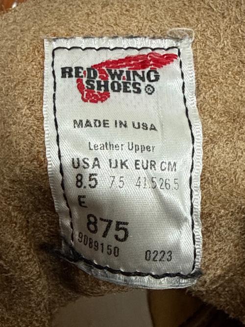 RED WING（レッドウィング）RED WING (レッドウィング) 6-inch Classic Moc ブラウン サイズ:US8.5の古着・服飾アイテム