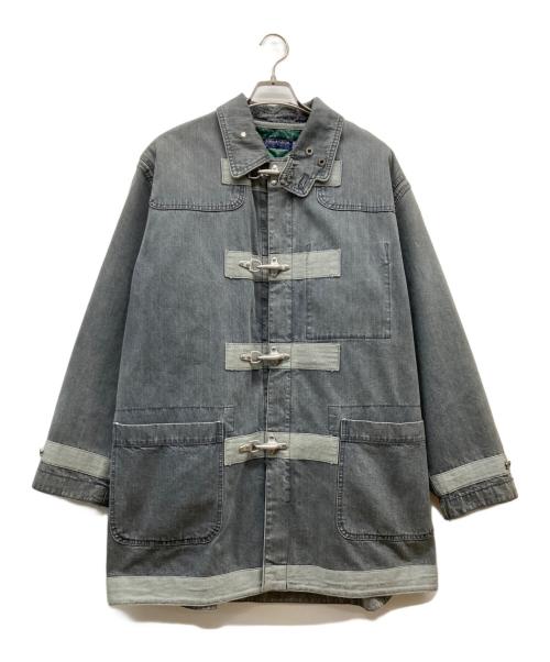 NIGEL CABOURN（ナイジェルケーボン）NIGEL CABOURN (ナイジェルケーボン) 80～90S アングローバル期 ライナー付きデニムファイヤーマンジャケット ブルーグレー サイズ:03の古着・服飾アイテム