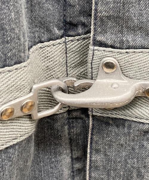 NIGEL CABOURN（ナイジェルケーボン）NIGEL CABOURN (ナイジェルケーボン) 80～90S アングローバル期 ライナー付きデニムファイヤーマンジャケット ブルーグレー サイズ:03の古着・服飾アイテム