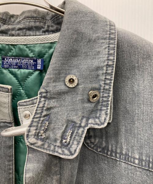 NIGEL CABOURN（ナイジェルケーボン）NIGEL CABOURN (ナイジェルケーボン) 80～90S アングローバル期 ライナー付きデニムファイヤーマンジャケット ブルーグレー サイズ:03の古着・服飾アイテム