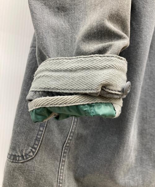 NIGEL CABOURN（ナイジェルケーボン）NIGEL CABOURN (ナイジェルケーボン) 80～90S アングローバル期 ライナー付きデニムファイヤーマンジャケット ブルーグレー サイズ:03の古着・服飾アイテム