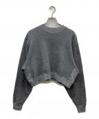 HYKEハイク）の古着「CROPPED SWEAT SHIRT」｜グレー