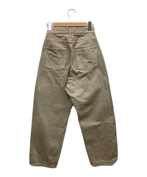 upper hights（アッパーハイツ）upper hights (アッパーハイツ) conte別注 ハイライズシルエット デニムパンツ ベージュ サイズ:23の古着・服飾アイテム
