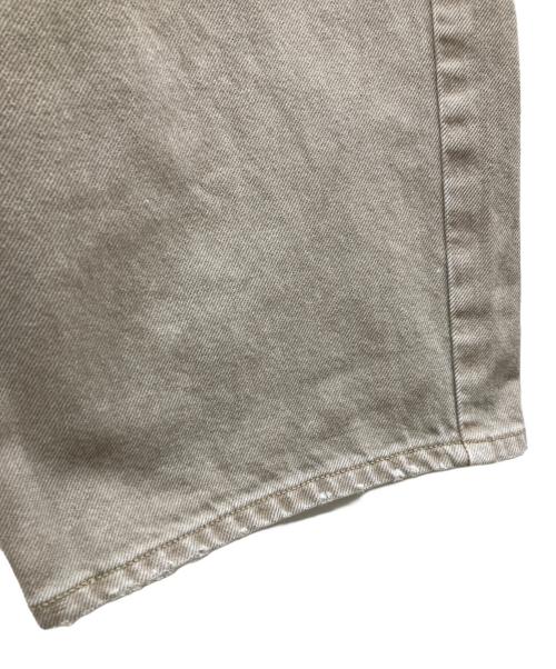 upper hights（アッパーハイツ）upper hights (アッパーハイツ) conte別注 ハイライズシルエット デニムパンツ ベージュ サイズ:23の古着・服飾アイテム