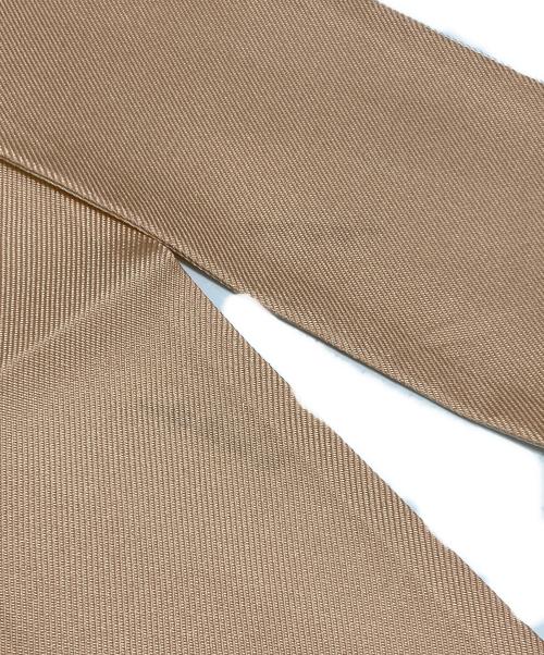 FENDI（フェンディ）FENDI (フェンディ) W. WRAPPY ストライプシルクスカーフ ピンクベージュ サイズ:-の古着・服飾アイテム