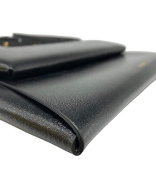 JIL SANDER（ジルサンダー）JIL SANDER (ジルサンダー) FOLDED CROSSBODY SM ブラック サイズ:記載なしの古着・服飾アイテム