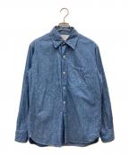 WAREHOUSEウエアハウス）の古着「NEW DEAL PROGRAMS WORK SHIRTS」｜ブルー