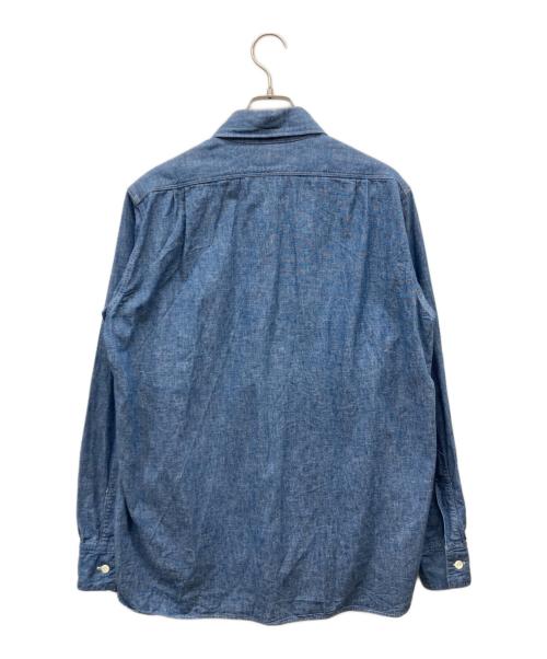 WAREHOUSE（ウエアハウス）WAREHOUSE (ウエアハウス) NEW DEAL PROGRAMS WORK SHIRTS ブルー サイズ:40の古着・服飾アイテム