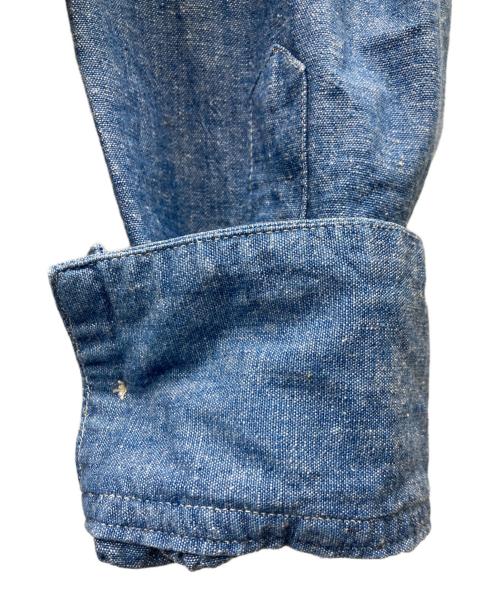 WAREHOUSE（ウエアハウス）WAREHOUSE (ウエアハウス) NEW DEAL PROGRAMS WORK SHIRTS ブルー サイズ:40の古着・服飾アイテム