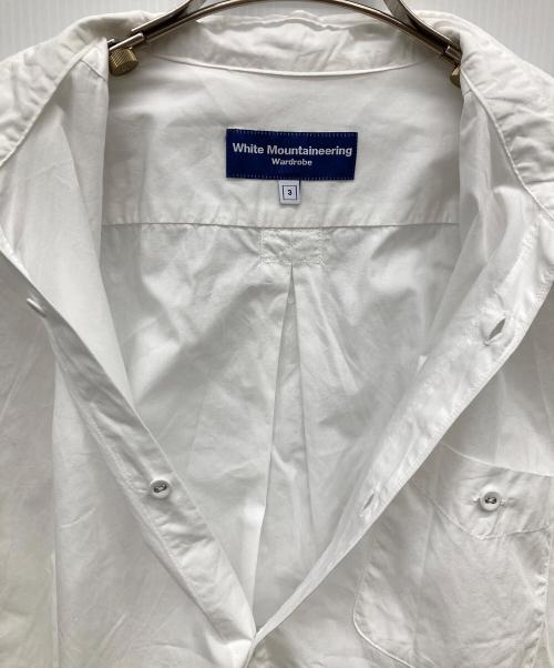 WHITE MOUNTAINEERING（ホワイトマウンテ二アニング）WHITE MOUNTAINEERING (ホワイトマウンテ二アニング) BROAD SHIRT ホワイト サイズ:3の古着・服飾アイテム